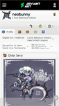 Mobile Screenshot of neobunny.deviantart.com