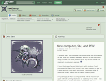 Tablet Screenshot of neobunny.deviantart.com