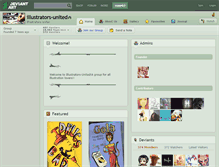 Tablet Screenshot of illustrators-united.deviantart.com