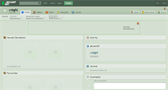 Desktop Screenshot of cvbgfd.deviantart.com