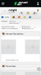 Mobile Screenshot of cvbgfd.deviantart.com