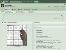 Tablet Screenshot of kasha-kun.deviantart.com