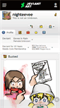 Mobile Screenshot of nighteevee.deviantart.com