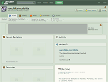Tablet Screenshot of naochika-morishita.deviantart.com