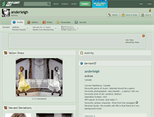 Tablet Screenshot of anderleigh.deviantart.com