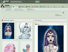 Tablet Screenshot of najola.deviantart.com