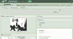 Desktop Screenshot of incorpereal.deviantart.com