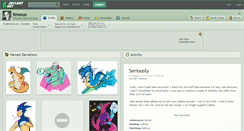 Desktop Screenshot of knoxus.deviantart.com