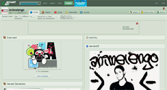 Desktop Screenshot of animelengo.deviantart.com