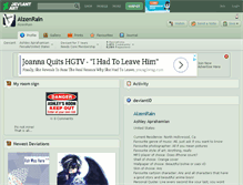 Tablet Screenshot of aizenrain.deviantart.com