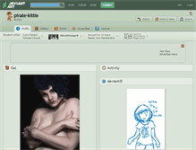 Tablet Screenshot of pirate-kittie.deviantart.com