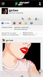 Mobile Screenshot of gavbee.deviantart.com