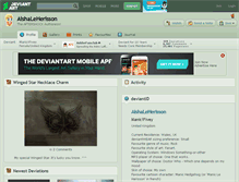 Tablet Screenshot of aishaleherisson.deviantart.com
