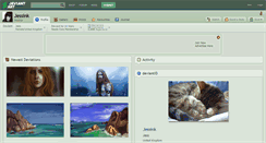 Desktop Screenshot of jessink.deviantart.com