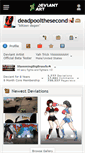 Mobile Screenshot of deadpoolthesecond.deviantart.com
