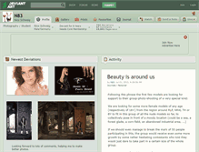 Tablet Screenshot of n83.deviantart.com