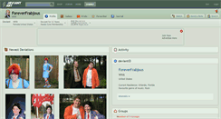 Desktop Screenshot of foreverfrabjous.deviantart.com