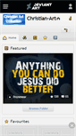 Mobile Screenshot of christian-art.deviantart.com