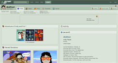 Desktop Screenshot of deathsun.deviantart.com