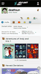 Mobile Screenshot of deathsun.deviantart.com