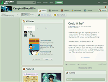 Tablet Screenshot of camphalfblood-ri.deviantart.com