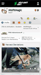 Mobile Screenshot of misfitmagic.deviantart.com