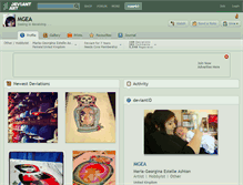 Tablet Screenshot of mgea.deviantart.com