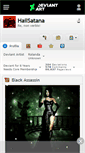 Mobile Screenshot of hailsatana.deviantart.com