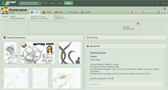 Desktop Screenshot of kiomieleanet.deviantart.com