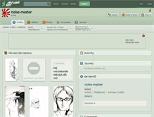 Tablet Screenshot of noise-master.deviantart.com