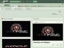 Tablet Screenshot of grauton.deviantart.com