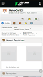 Mobile Screenshot of nekogirleli.deviantart.com