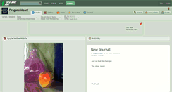 Desktop Screenshot of dragons-heart.deviantart.com