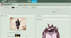 Desktop Screenshot of animefreakx33.deviantart.com