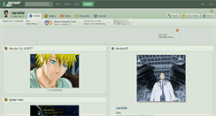Desktop Screenshot of naruble.deviantart.com