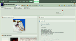 Desktop Screenshot of mooncowsshadow.deviantart.com