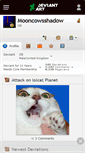 Mobile Screenshot of mooncowsshadow.deviantart.com