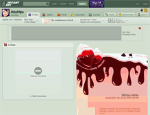 Tablet Screenshot of missnips.deviantart.com