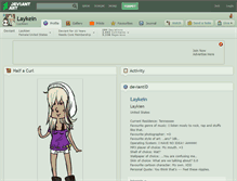 Tablet Screenshot of laykein.deviantart.com
