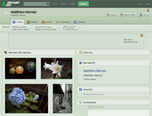 Tablet Screenshot of matthew-kerner.deviantart.com