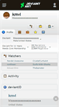 Mobile Screenshot of kmvl.deviantart.com
