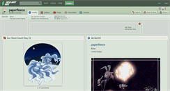 Desktop Screenshot of paperfleece.deviantart.com