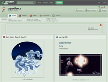 Tablet Screenshot of paperfleece.deviantart.com