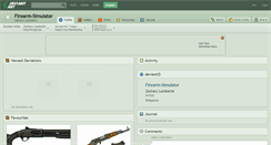 Desktop Screenshot of firearm-simulator.deviantart.com