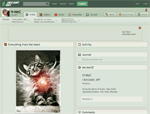Tablet Screenshot of h-mec.deviantart.com