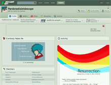 Tablet Screenshot of pandoraskaleidoscope.deviantart.com