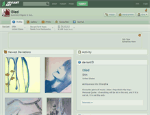 Tablet Screenshot of i3led.deviantart.com