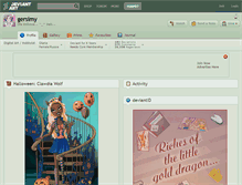 Tablet Screenshot of gersimy.deviantart.com