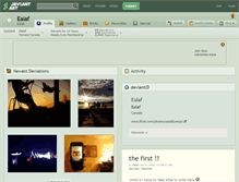 Tablet Screenshot of ealaf.deviantart.com