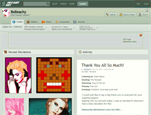 Tablet Screenshot of bebeachy.deviantart.com